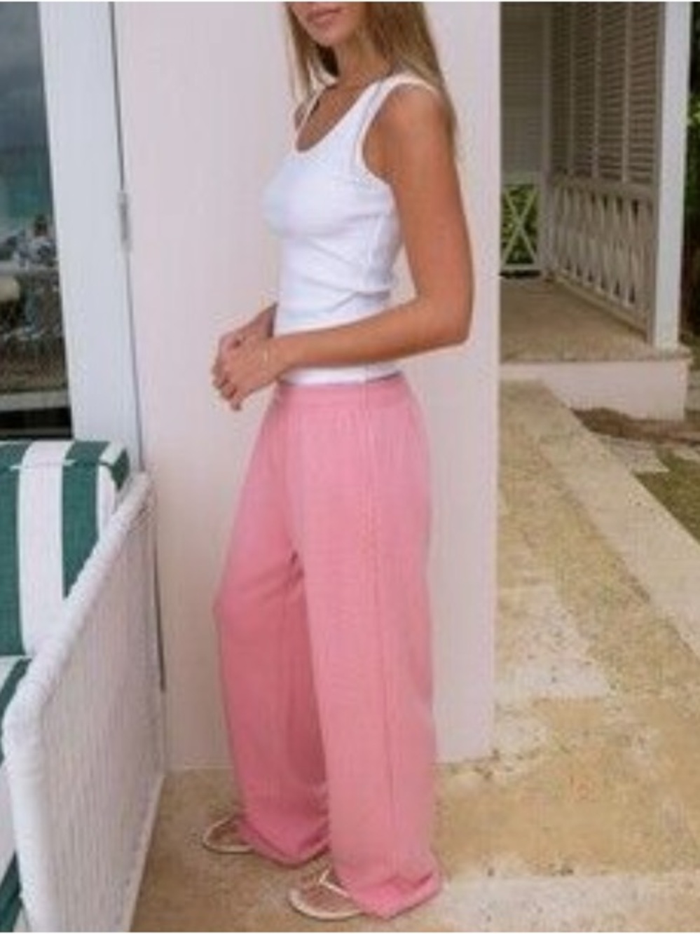 Parke Boxer Sweatpants, pink and size medium